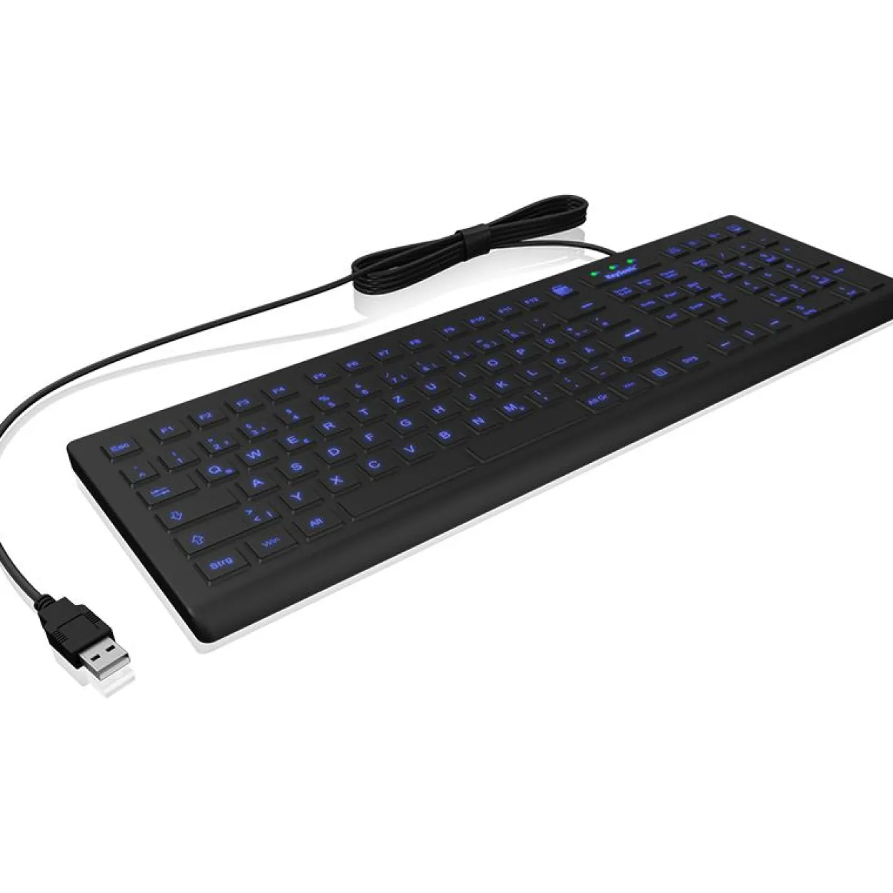 KeySonic KSK-8031 USB Deutsch schwarz (kabelgebunden)