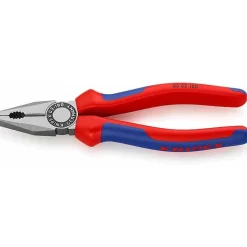 Kombizange L.180mm pol. m.2Komp.-Hüllen DIN/ISO5746 KNIPEX