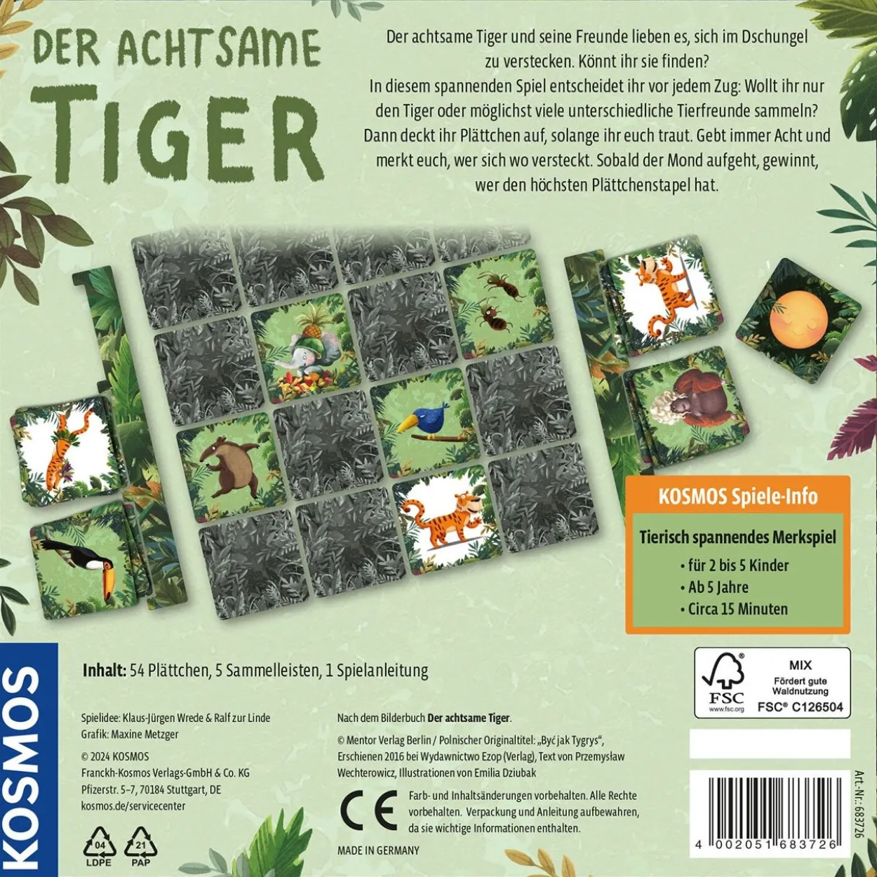 Kosmos Der achtsame Tiger