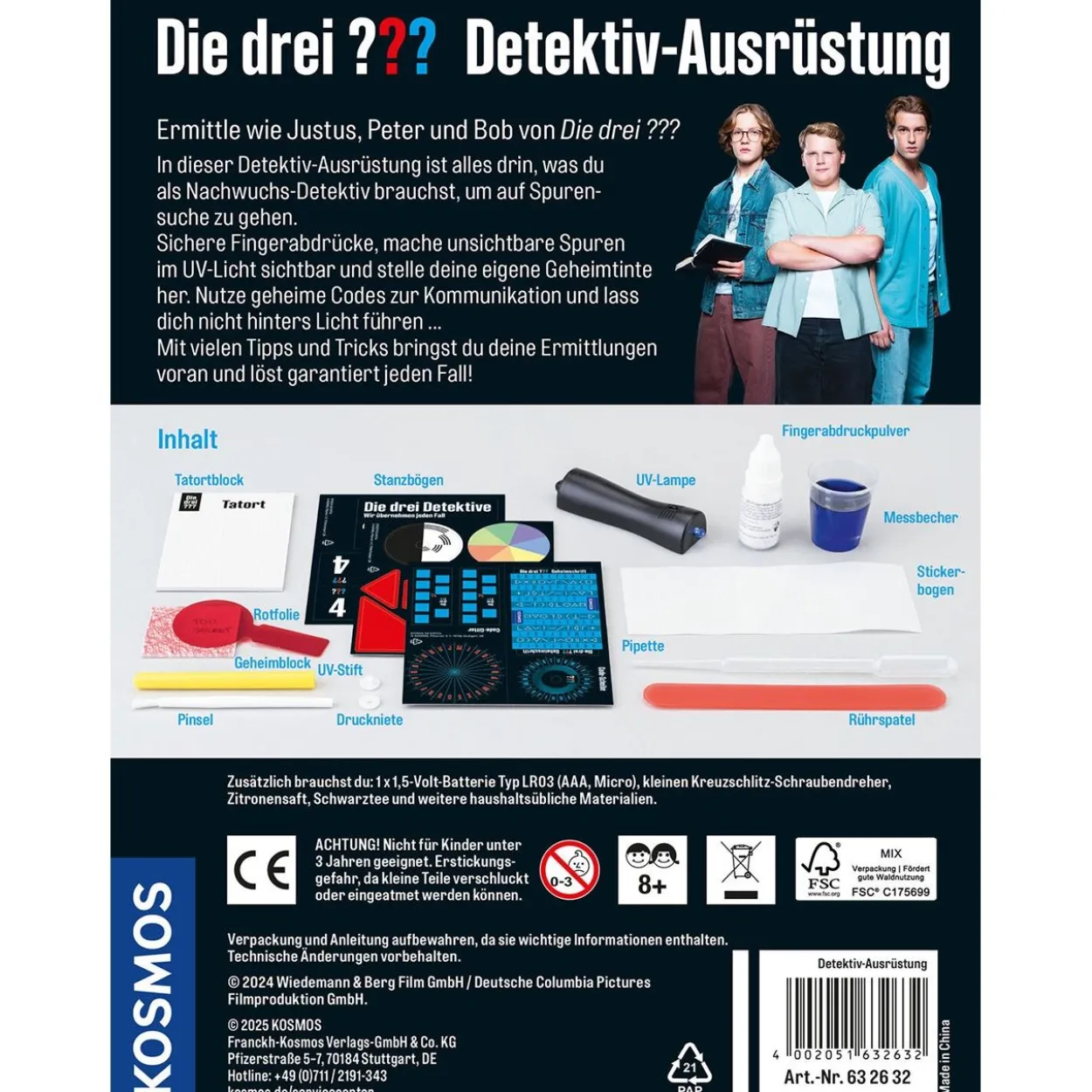 Kosmos Die drei ??? und der Karpatenhund - Detektiv-Ausrüstung