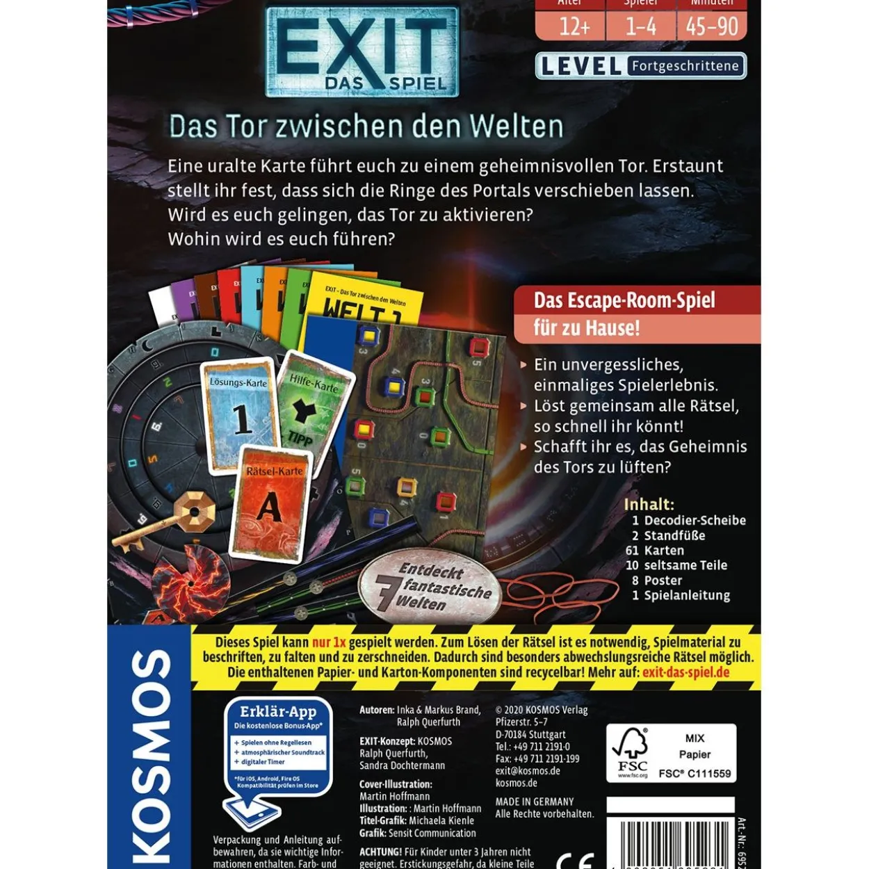 KOSMOS EXIT - Das Spiel: Das Tor zwischen den Welten Escape-Room Spiel