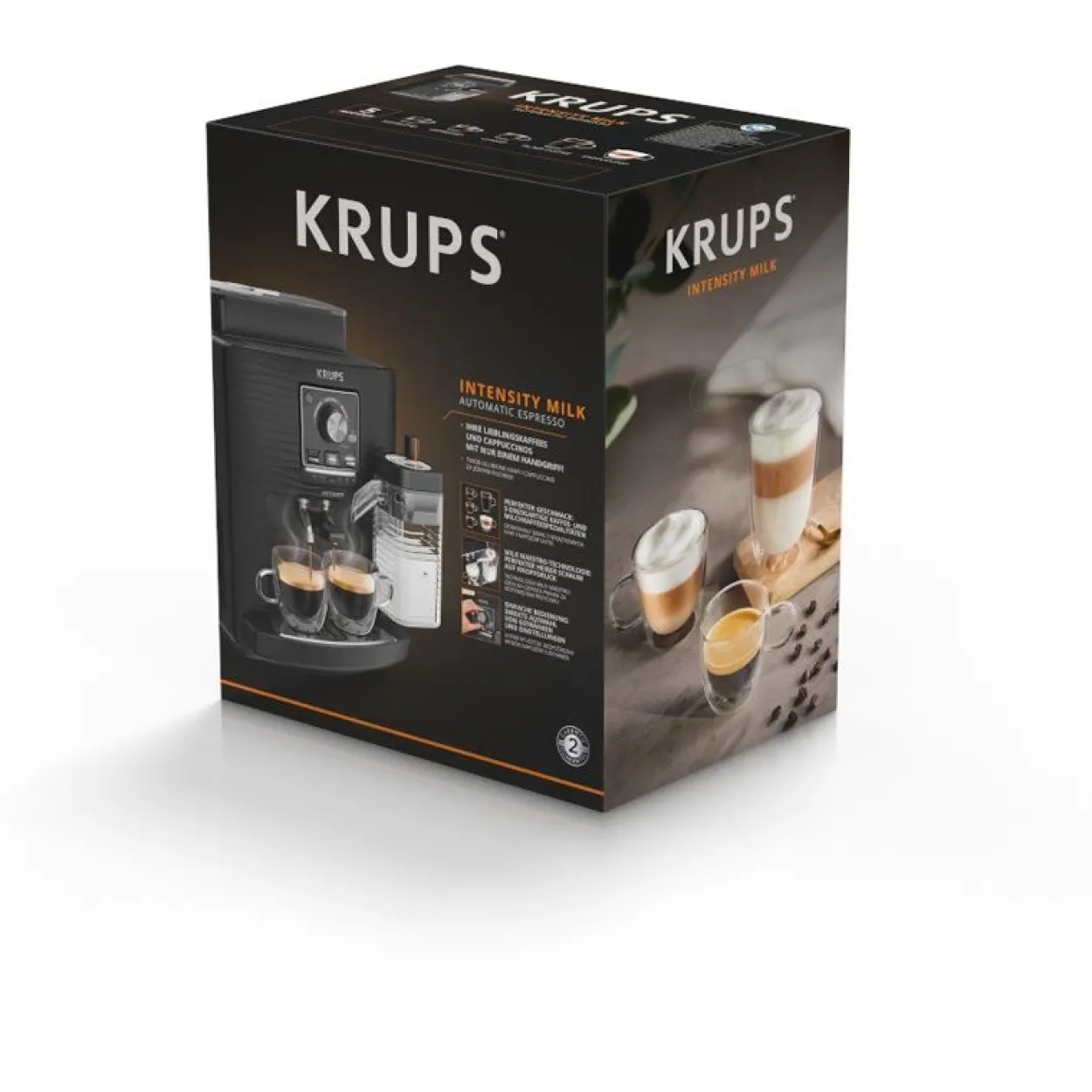 KRUPS EA5028E INTENSITY MILK Kaffeevollautomat schwarz