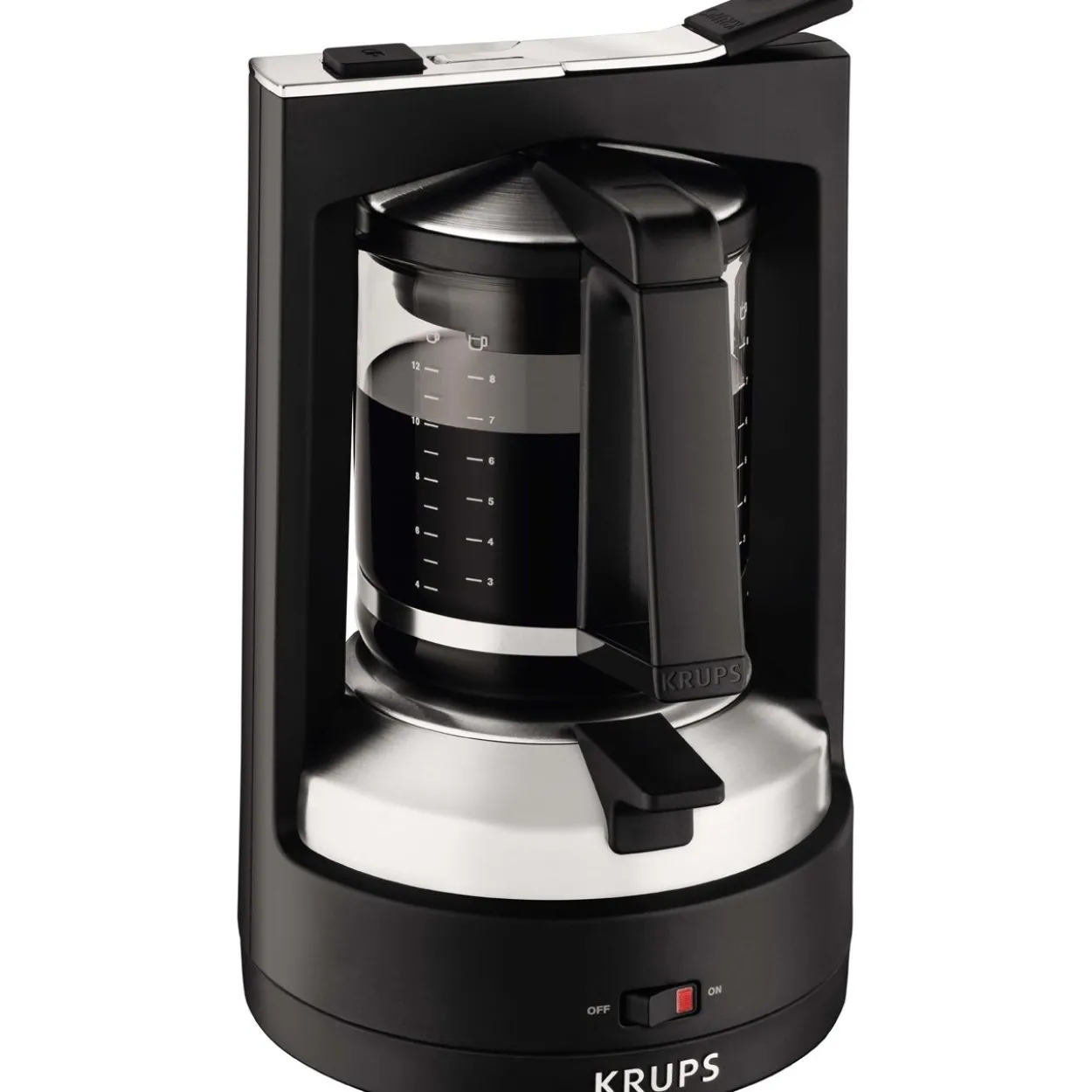 Krups T8.2 Kaffeemaschine Druckbrüh-Automat Schwarz