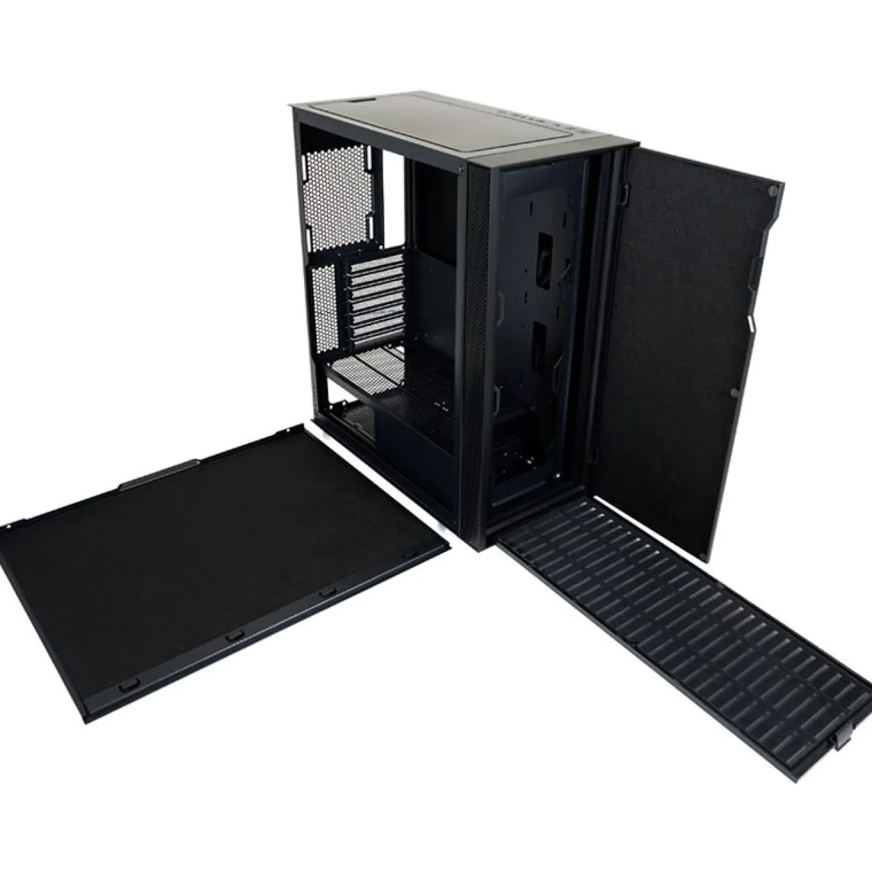 LC-Power 8000B Midi Tower ohne Netzteil schwarz