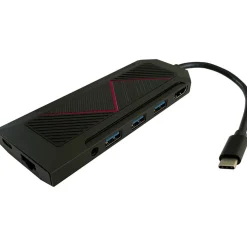 LC-Power HUB LC-HUB--C-MULTI-6-RGB schwarz