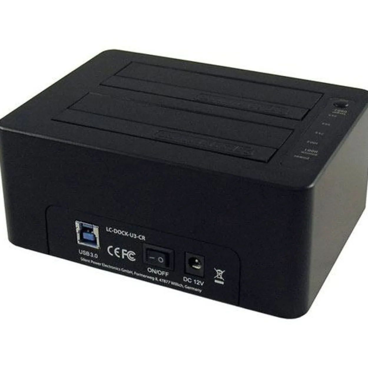 LC-Power LC-DOCK-U3-CR USB3.0 Dual Bay Docking/Cardreader