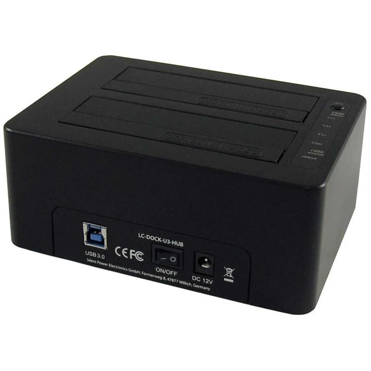 LC-Power LC-DOCK-U3-VI USB3.2 1xHDD/SSD Docking 2,5/3,5 Whit retail