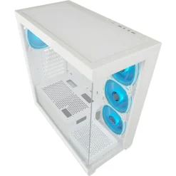LC-Power 715W Seamless_Pale_X Midi Tower ohne Netzteil weiss