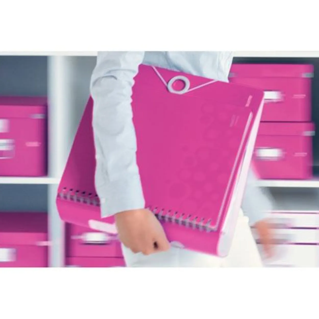 LEITZ Active WOW 1106 Ordner pink Kunststoff 8,2 cm DIN A4
