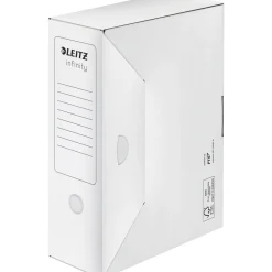 LEITZ 10 Archivboxen Infinity weiß 10,0 x 33,0 x 25,5 cm