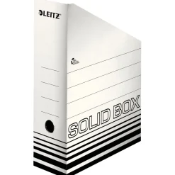 LEITZ 10 Archiv-Stehsammler Solid weiß
