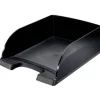 Leitz Briefablage Plus Jumbo, DIN A4, Polystyrol, schwarz