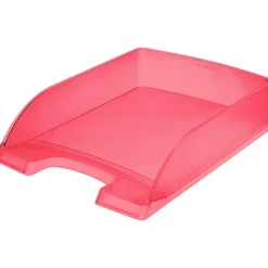 LEITZ Briefablage Plus rot-transparent