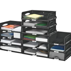 LEITZ Briefablage Sorty A4 quer grau