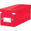 LEITZ CD-/DVD-Box Click & Store rot, 1 St.