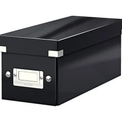 LEITZ CD-/DVD-Box Click & Store schwarz, 1 St. 60410095