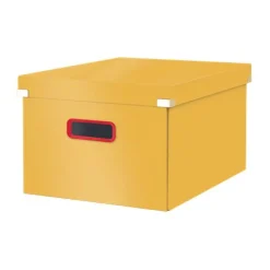 LEITZ Click & Store Cosy Aufbewahrungsbox 18,5 l gelb 28,1 x 37,0 x 20,0 cm