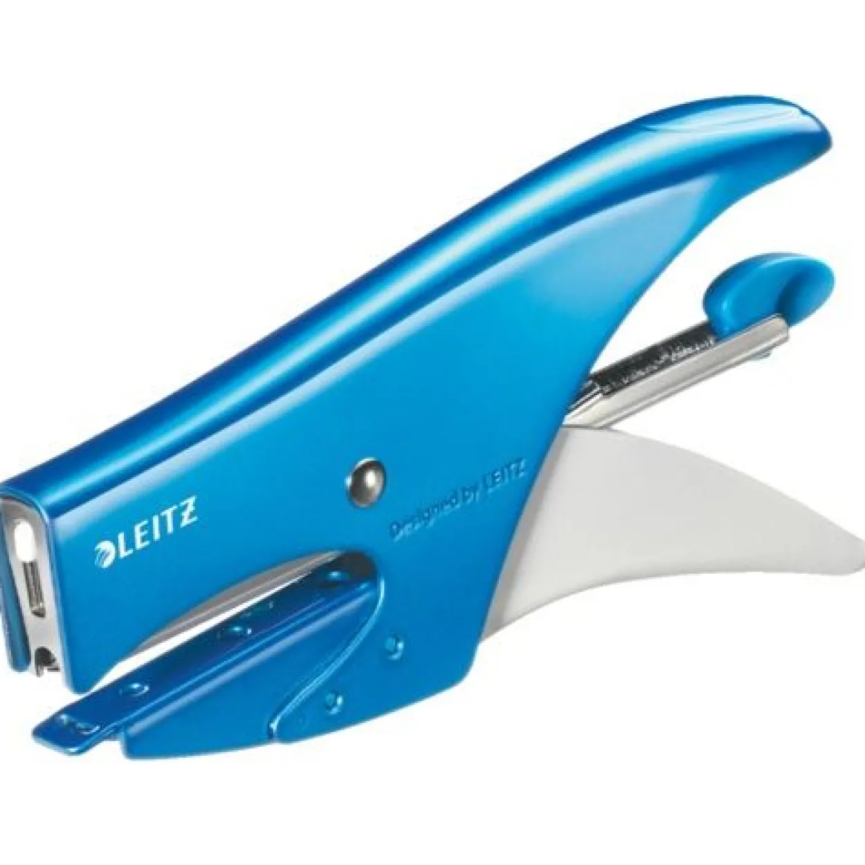LEITZ Heftzange 5531 WOW blau-metallic