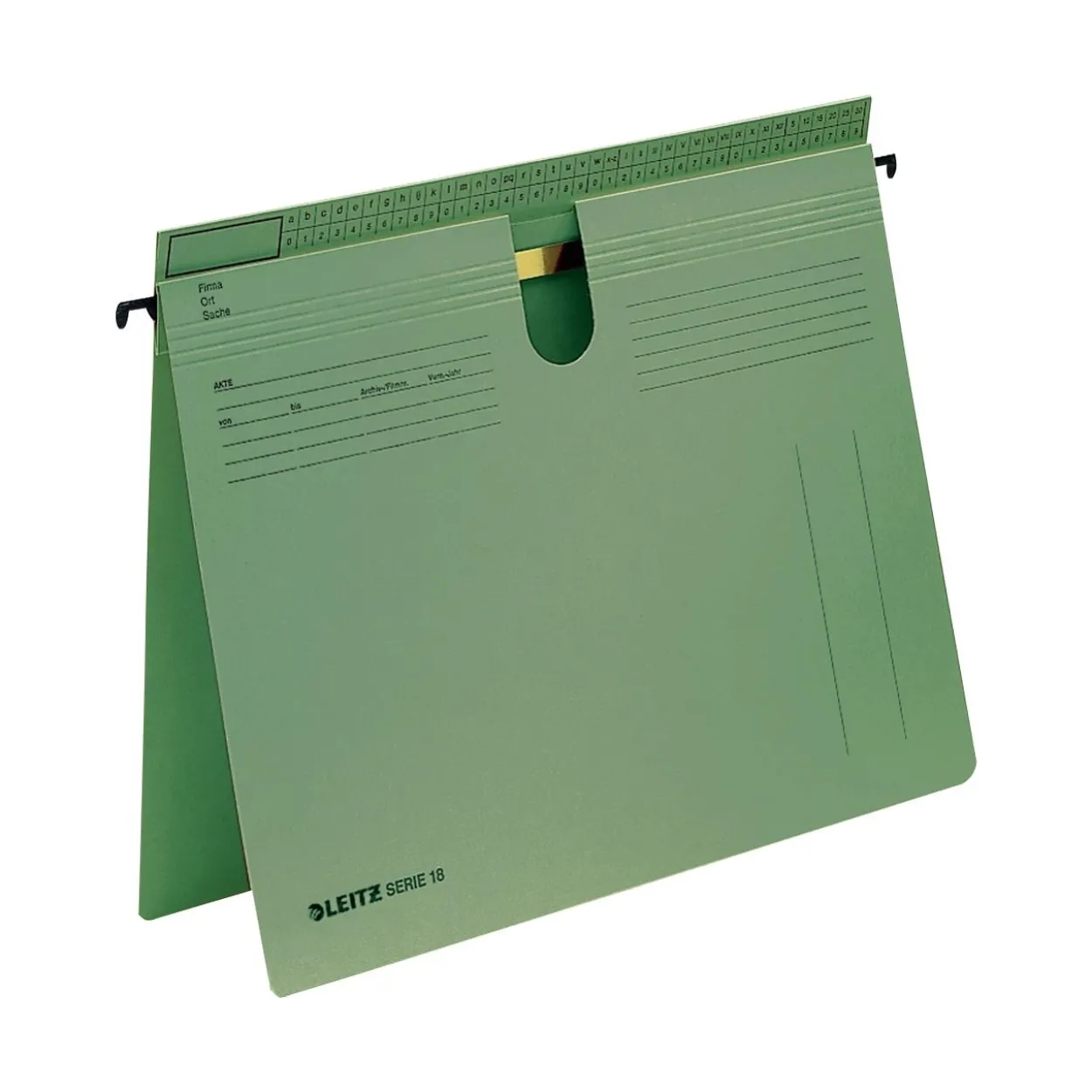 LEITZ 50 Hängehefter SERIE 1814 Karton grün 1 x Amtsheftung oder kaufmännische Heftung