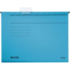 LEITZ 5 Hängemappen ALPHA® 1985 blau