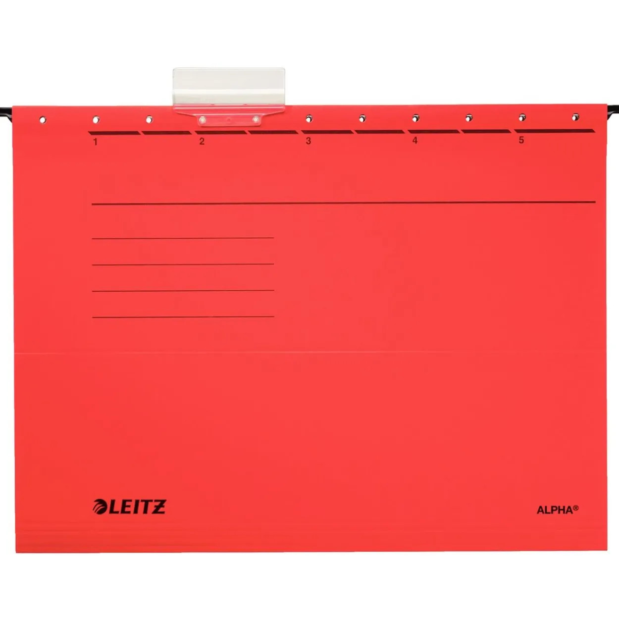 LEITZ 5 Hängemappen ALPHA® 1985 rot