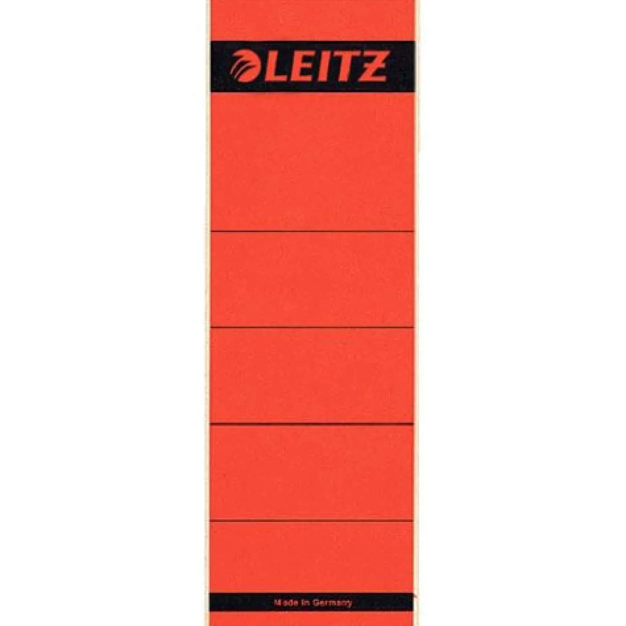 LEITZ 10 Ordneretiketten 1642 rot für 8,0 cm Rückenbreite