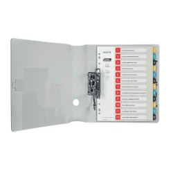 LEITZ Ordnerregister Cosy DIN A4+ Vollformat, Überbreite 1-12 farbig 12-teilig, 1 Satz
