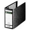 LEITZ 1078 Ordner schwarz marmoriert Karton 7,8 cm DIN A6 quer