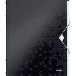 LEITZ Ordnungsmappe WOW 4633 6 Fächer schwarz