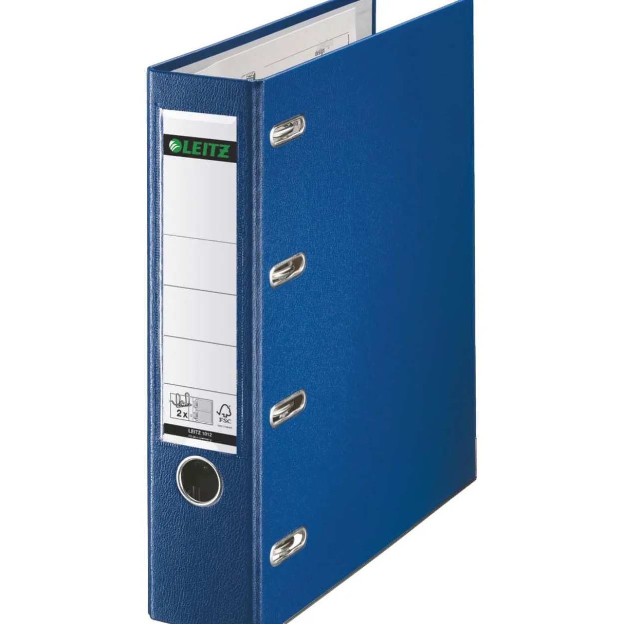 Leitz Plastik-Doppelordner für 2 x A5 quer, 75 mm, blau