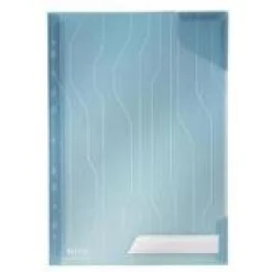 LEITZ 5 Prospekthüllen CombiFile DIN A4 blau genarbt 0,20 mm