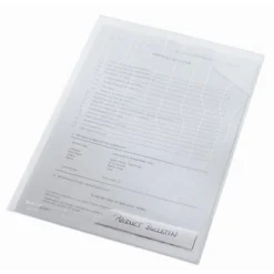 LEITZ 5 Prospekthüllen CombiFile DIN A4 transparent genarbt 0,20 mm