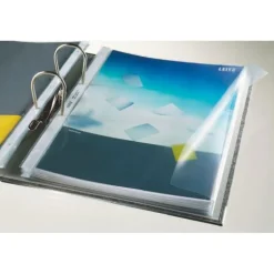 LEITZ 50 Prospekthüllen 4764 DIN A4 transparent genarbt 0,12 mm