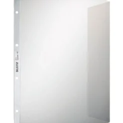 LEITZ 50 Prospekthüllen 4764 DIN A4 transparent genarbt 0,12 mm