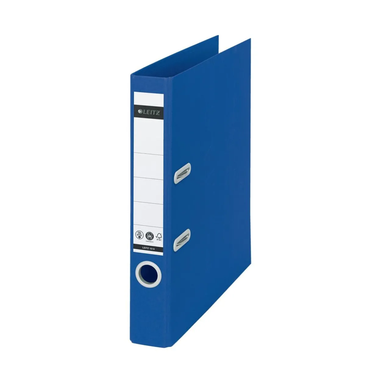 LEITZ recycle 1019 Ordner blau Karton 5,0 cm DIN A4