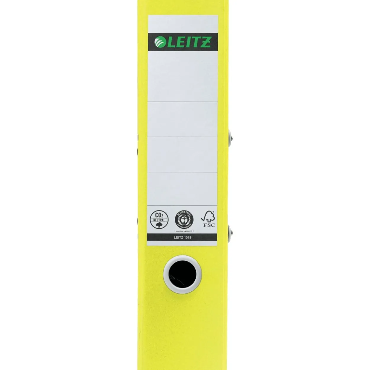 LEITZ recycle 1018 Ordner gelb Karton 8,0 cm DIN A4