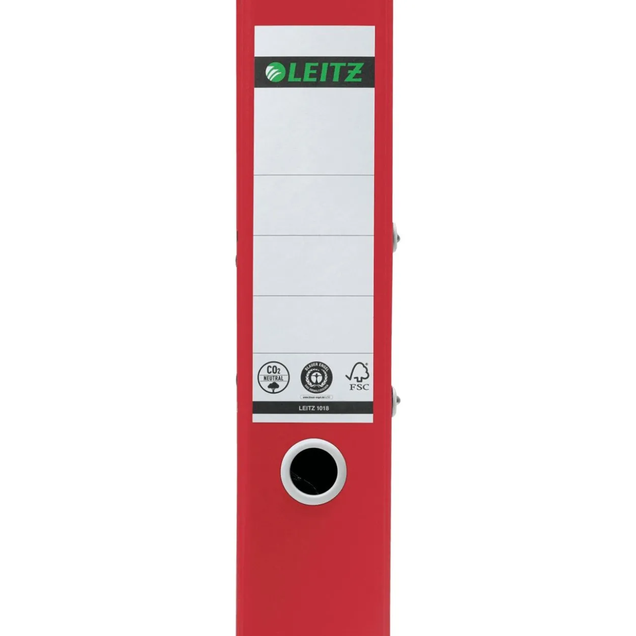 LEITZ recycle 1018 Ordner rot Karton 8,0 cm DIN A4