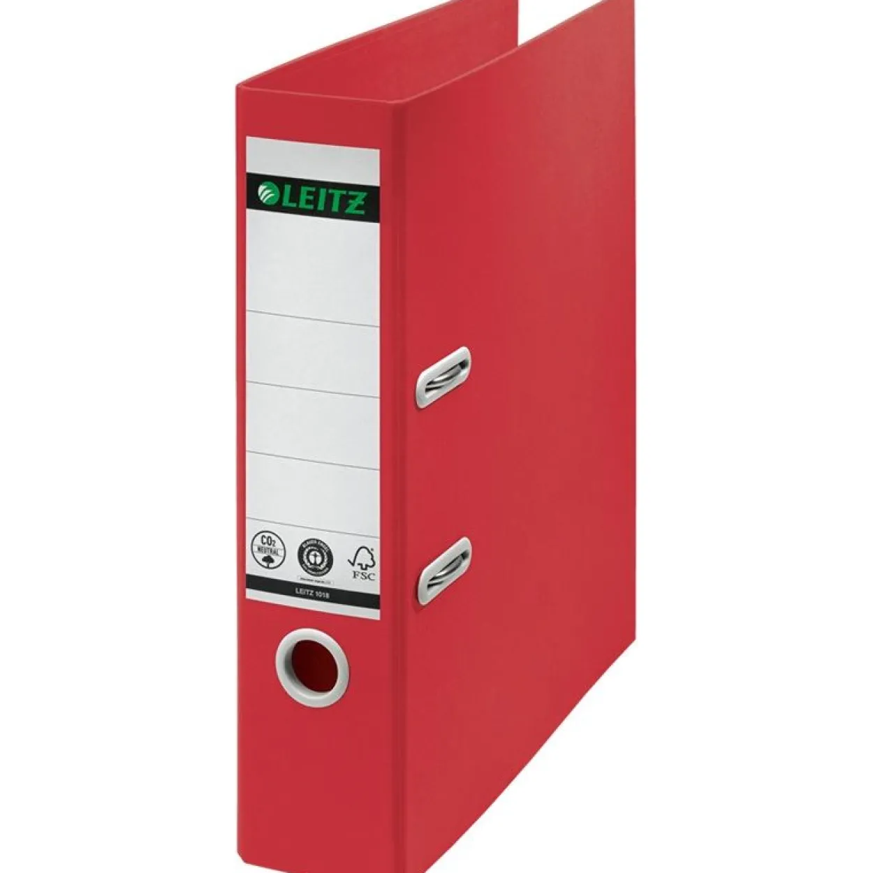 LEITZ recycle 1018 Ordner rot Karton 8,0 cm DIN A4