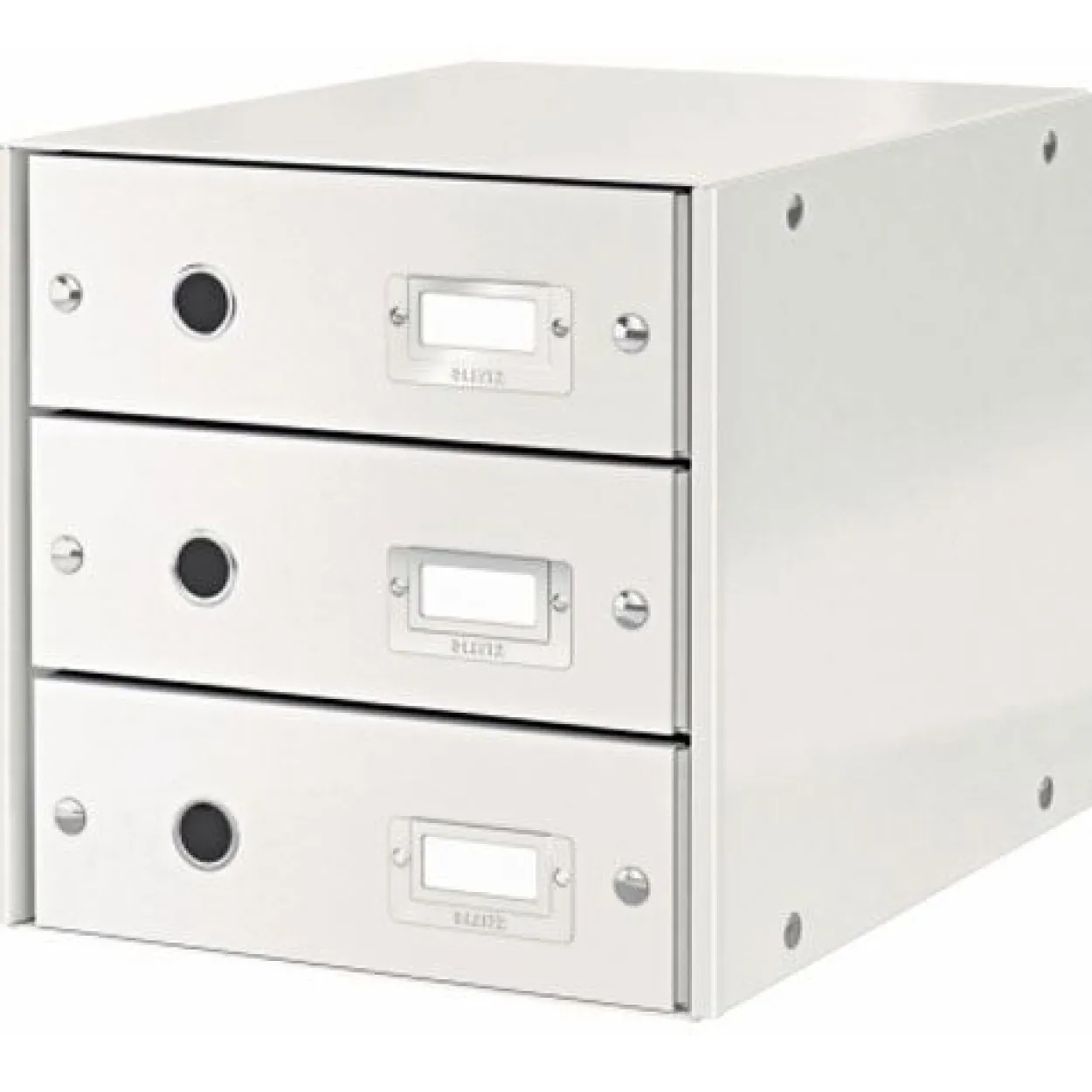 LEITZ Schubladenbox Click & Store weiß 60480001, DIN A4 mit 3 Schubladen