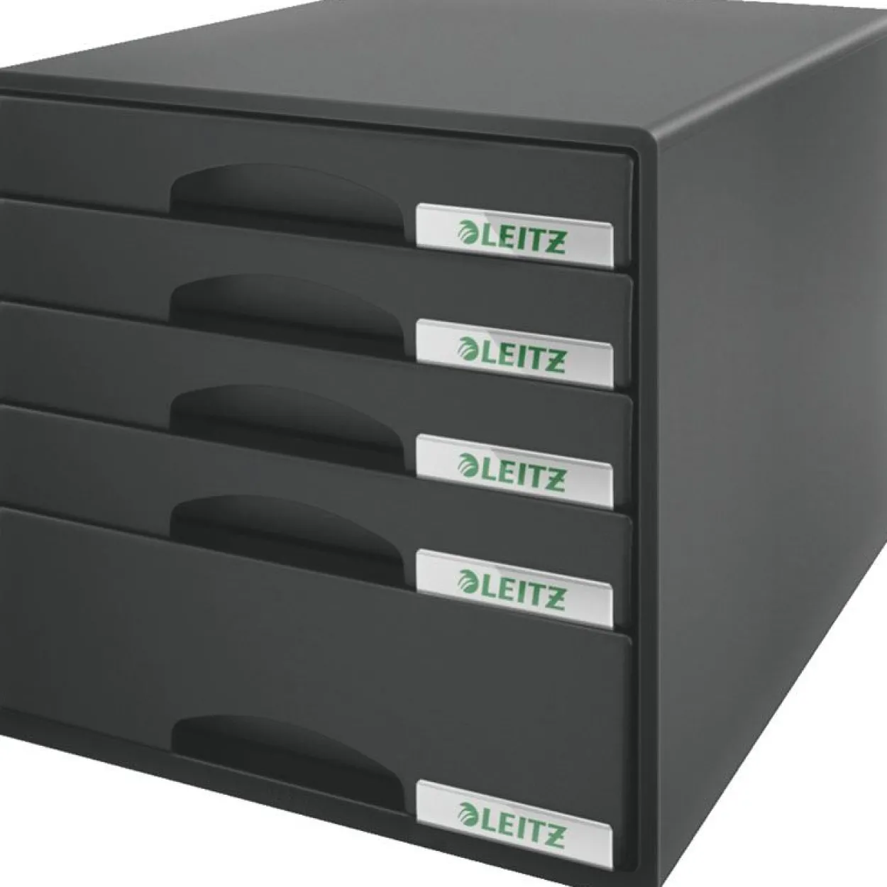 Leitz Schubladenbox Plus, 5 Schübe, schwarz