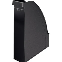 Leitz Stehsammler Plus, DIN A4, Polystyrol, schwarz