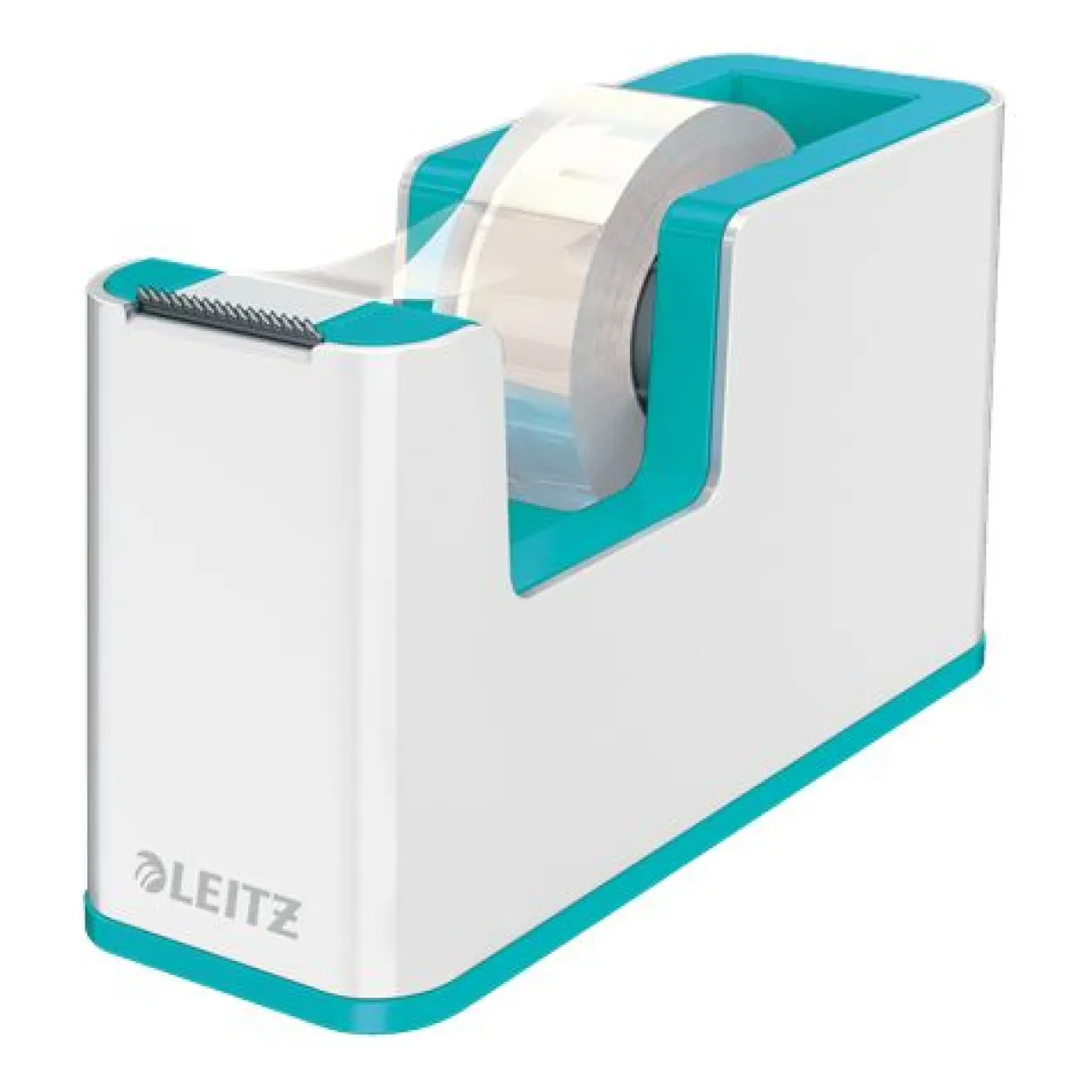 LEITZ Tischabroller WOW Duo Colour perlweiß/eisblau
