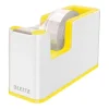 LEITZ Tischabroller WOW Duo Colour perlweiß/gelb
