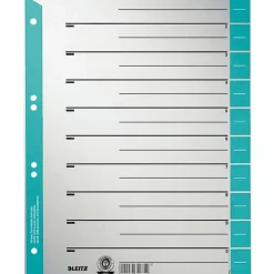 LEITZ Trennblätter 1652 1-0 hellblau, 100 St.