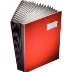 LEITZ Unterschriftenmappe Unterschritsmappe 5700 20 Fächer rot
