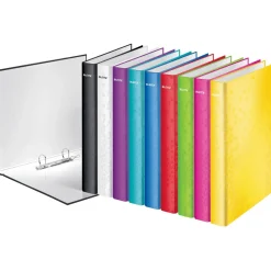 LEITZ WOW Ringbuch 2-Ringe rot 4,0 cm DIN A4