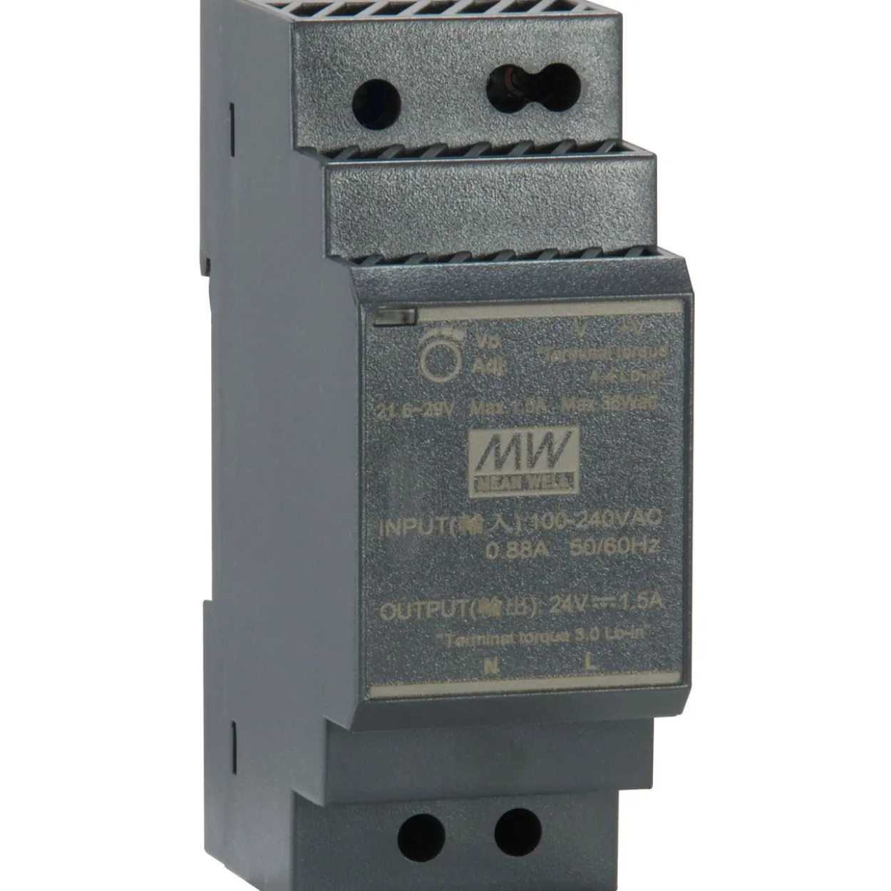 LevelOne industr. Netzteil 24VDC 30W DIN-Schiene