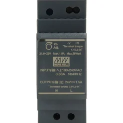 LevelOne industr. Netzteil 24VDC 30W DIN-Schiene