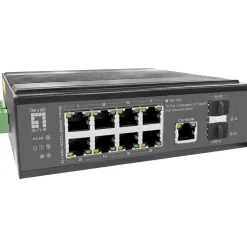 LevelOne Industr.PoE+Switch 8x2.5G PoE/2x1G/10G SFP+Uplinks