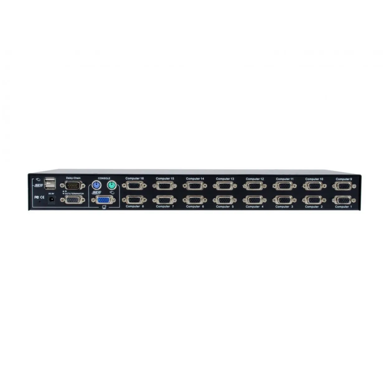 LevelOne KVM-3216 16-Port PS/2-USB VGA KVM Switch